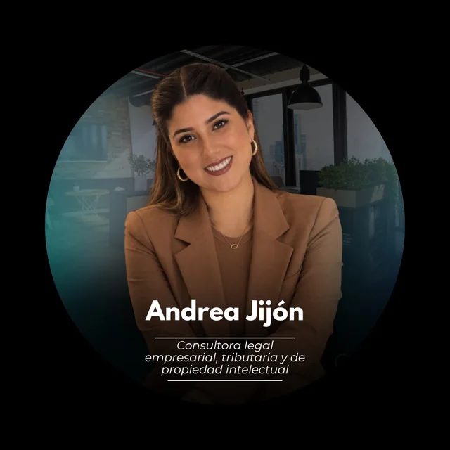 Andrea Jijón, Consultora legal empresarial, tributaria y de propiedad intelectual
